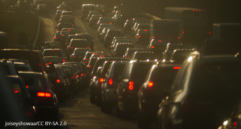 Traffic on New Jersey Turnpike