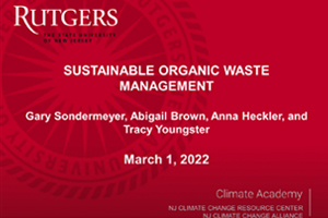 Sustainable Organic Waste Management