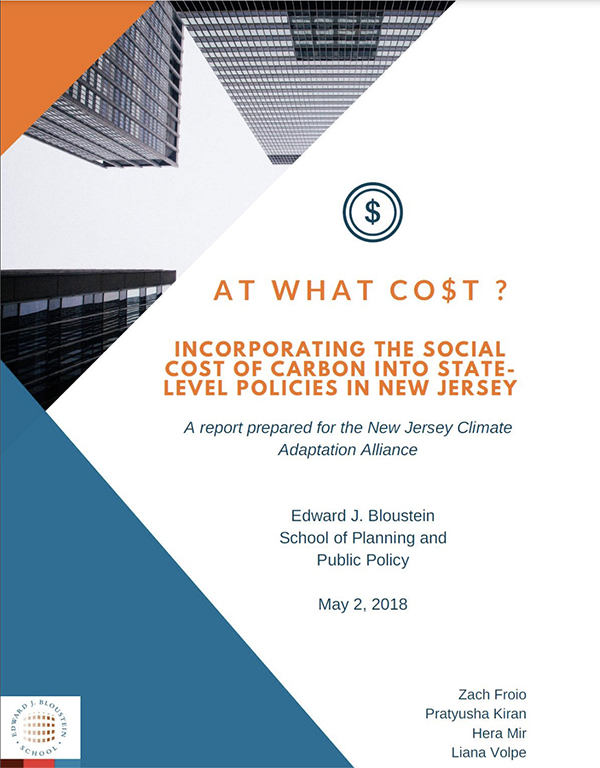 At What Cost? Incorporating the Social Cost of Carbon into State-Level Policies in New Jersey