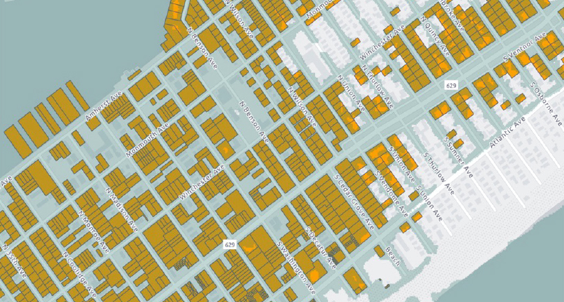 Current and Future Flood Exposure to New Jersey Properties and Associated Assessed Property Value at Risk