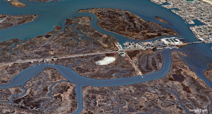 Wetlands Institute and Scotch Bonnet Island