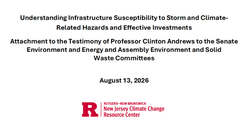 Understanding Infrastructure Susceptibility to Storm and Climate-Related Hazards and Effective Investments